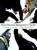 Human Resources Management In Canada