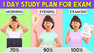 1 Day Study Plan for Exam